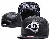 Rams Fresh Logo Black Adjustable Hat GS,baseball caps,new era cap wholesale,wholesale hats